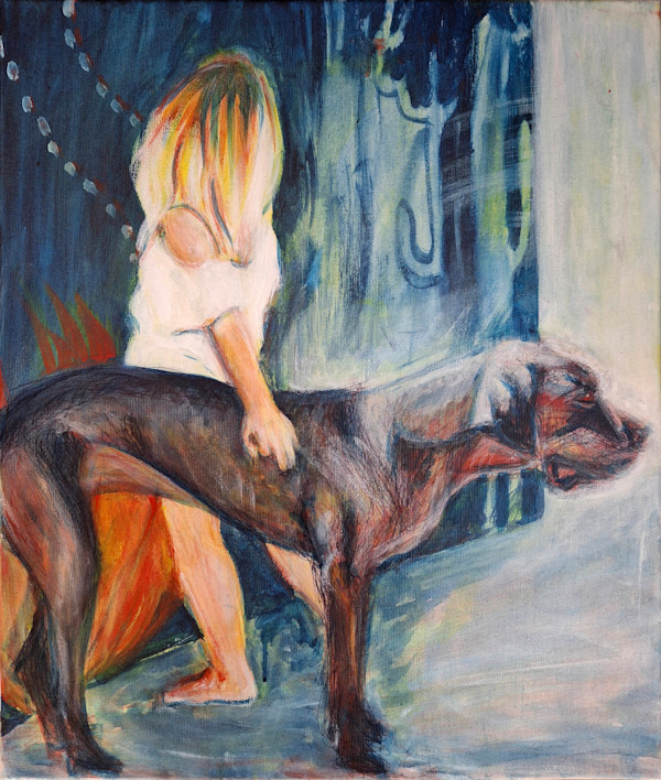 Protective Dog by Marie Désert