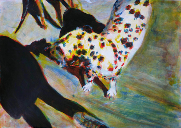 Rencontre canine II by Marie Désert