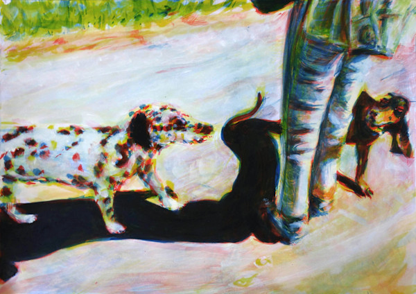 Rencontre canine III by Marie Désert