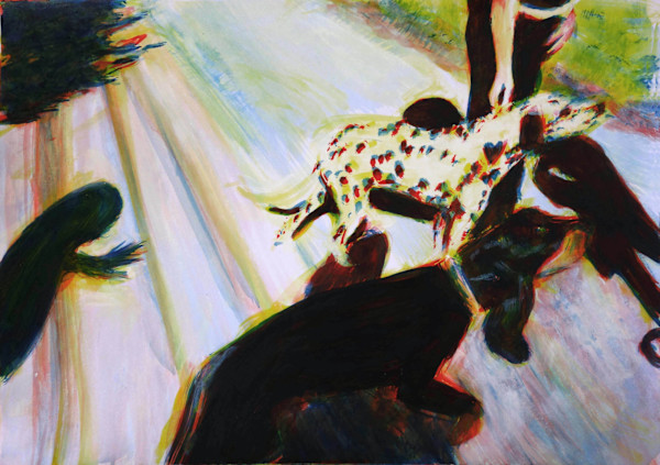 Rencontre canine IV by Marie Désert