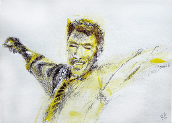 Homme heureux I by Marie Désert