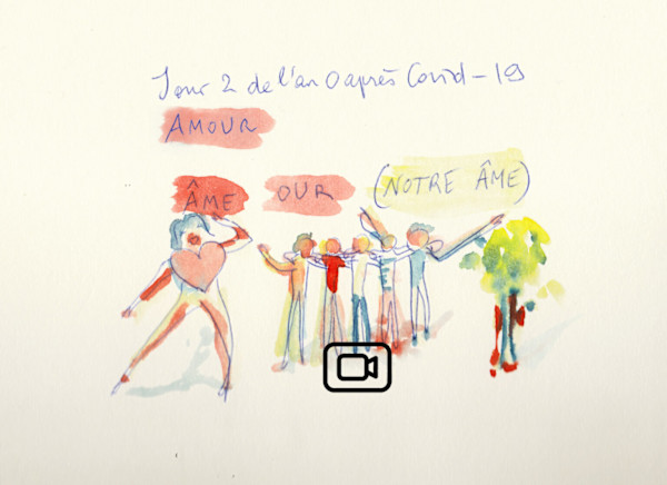 Jour 2 de l’an 0 après Covid - 19  - Amour by Marie Désert