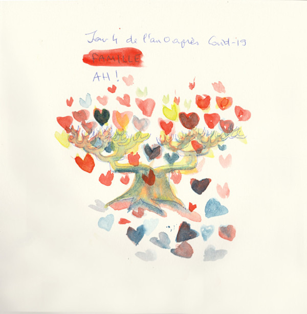 Jour 4 de l’an 0 après Covid - 19  - Famille by Marie Désert