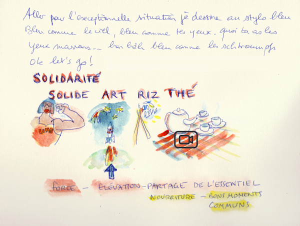 Jour 1 de l’an 0 après Covid - 19  - Solidarité by Marie Désert