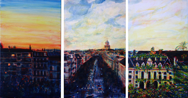 Triptyque Paris 13 by Marie Désert