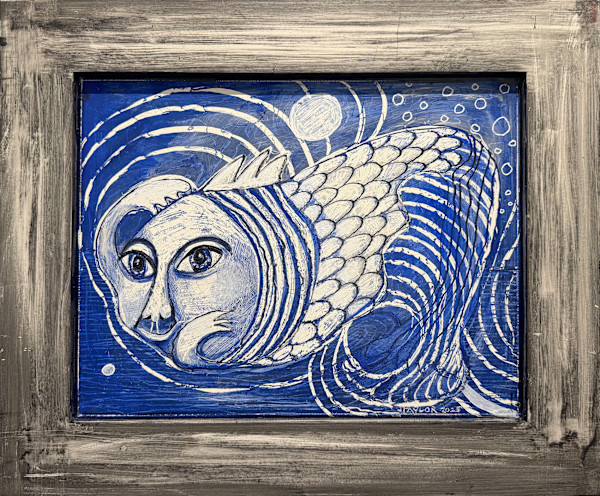 Fish Lines VIII by Jennifer Taylor