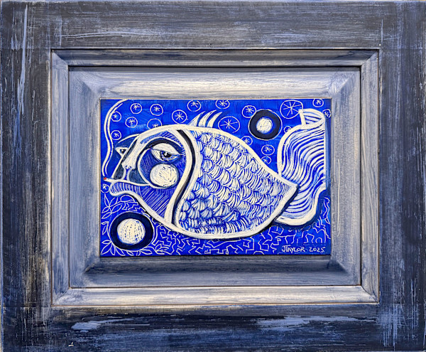 Fish Lines VI by Jennifer Taylor