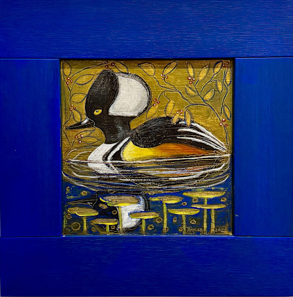 Bird-Hooded Merganser by Jennifer Taylor