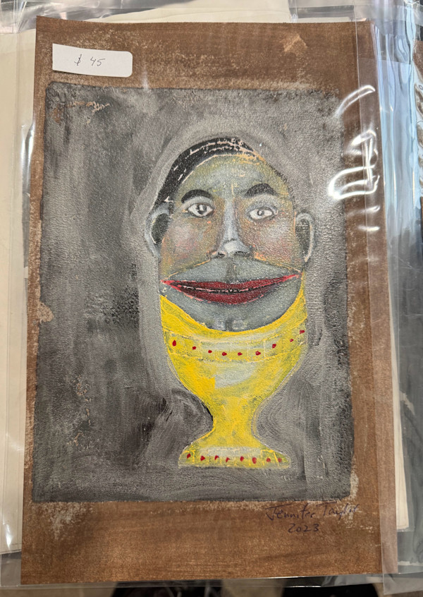 egg head yellow by Jennifer Taylor