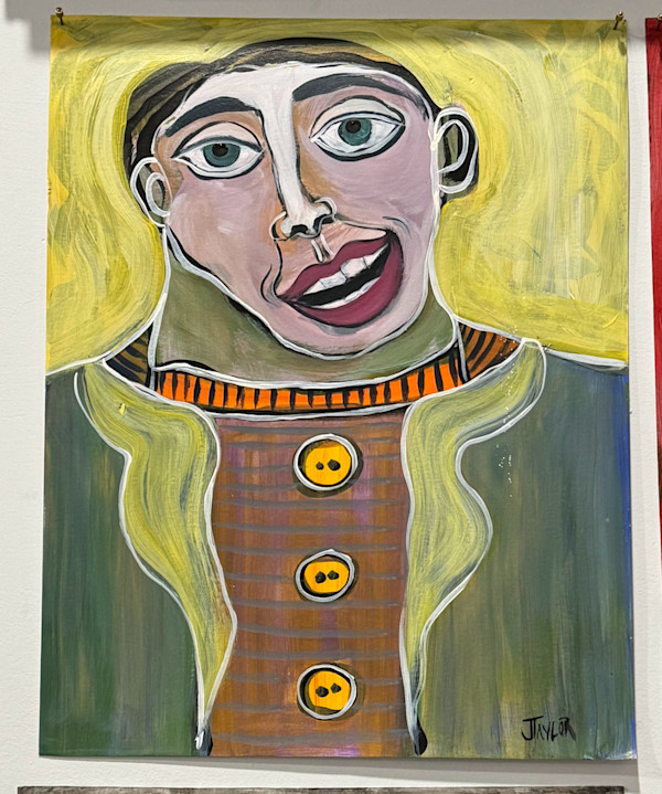 man with thick neck by Jennifer Taylor