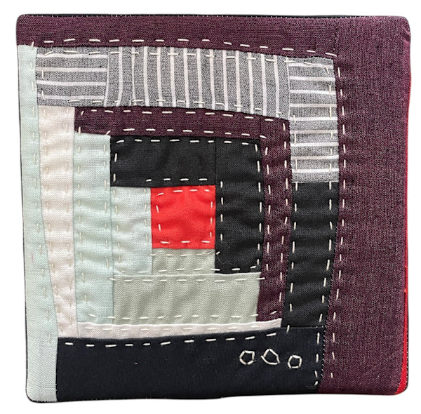 Quilt Block (No. 6) - Log Cabin by Shea Schachameyer, Image 1.