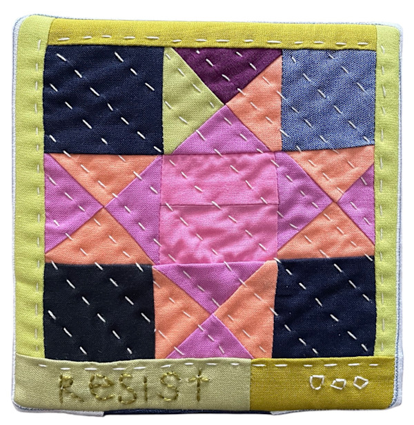 Quilt Block (No. 10) - Resist by Shea Schachameyer, Image 2.