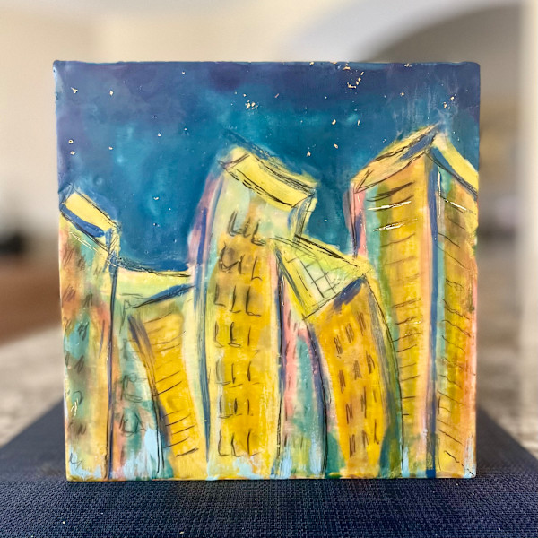 Blue Skies at Night by Laura Phillips