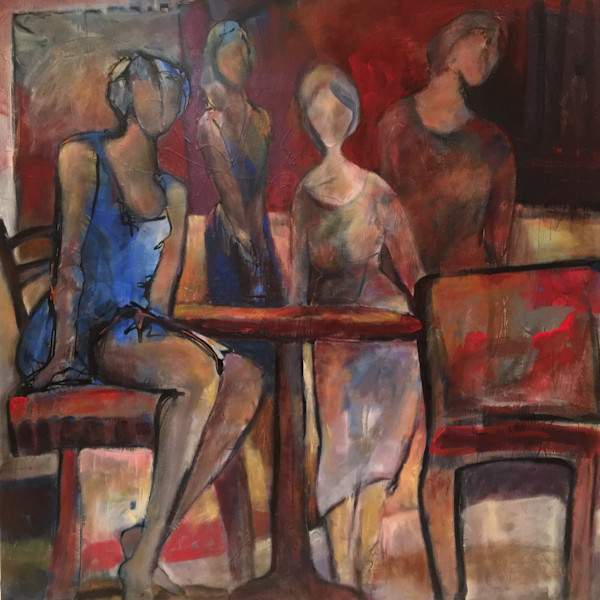 The Waiting Game (Sold; In private collection in Arnold, MD) by Elaine Weiner-Reed