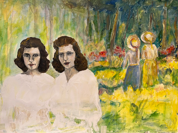 HoCo Conservancy - Sisters (In The Garden) by Elaine Weiner-Reed