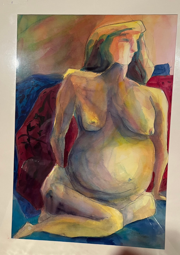 Moods of Maternity - Changes (Nod to Picasso) by Elaine Weiner-Reed