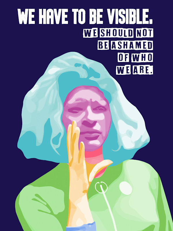 Sylvia Rivera by Arsen Sekmokas