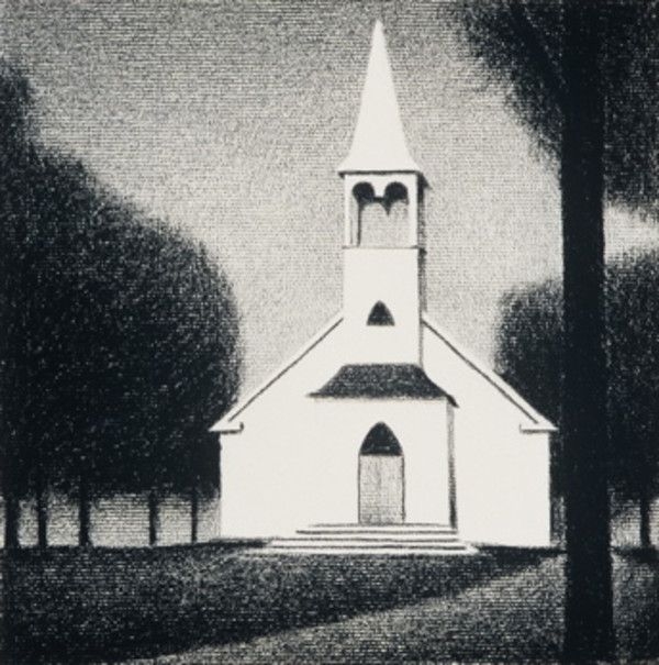 I Here, Closer 4 (church) FR Pictures from Seurat by Kevin MacDonald, estate
