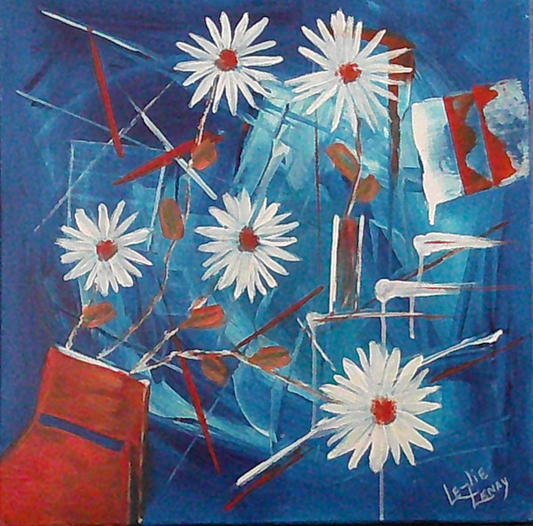 Painted Daisey's by Lezlie  Lenay