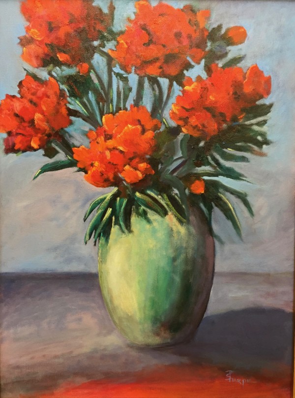 Red Flowers by Phyllis Sharpe