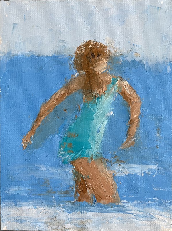 Girl in Surf by Phyllis Sharpe