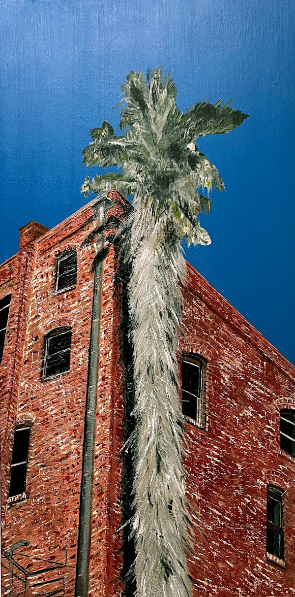 Owl Tree at Masonic Temple- Willows Series by Ema Lahey