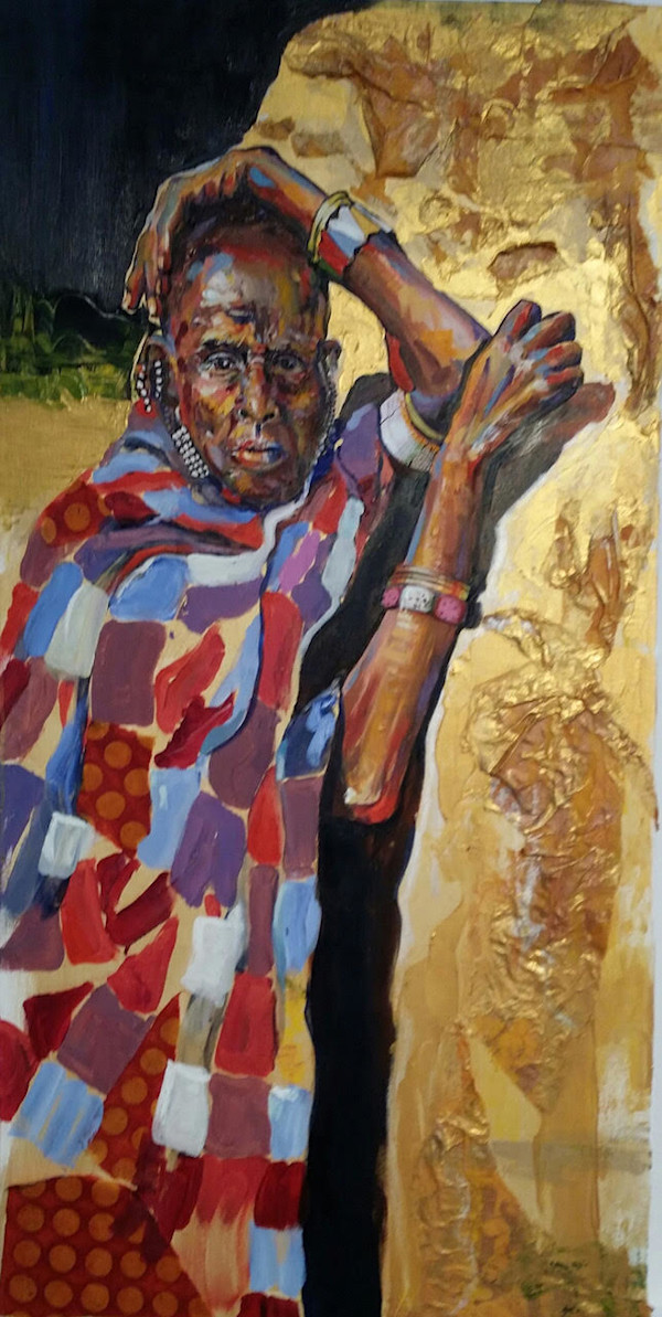 Maasai Hand On Head by Robbi Firestone, Image 1.