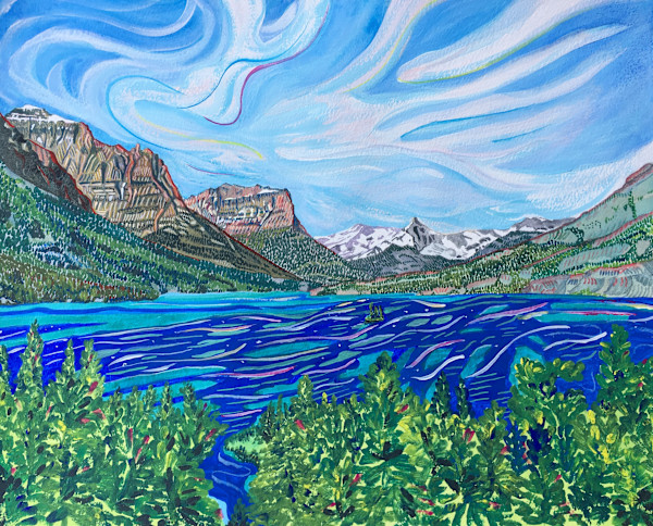 Going to the Sun, Glacier National Park by Betsy Horn