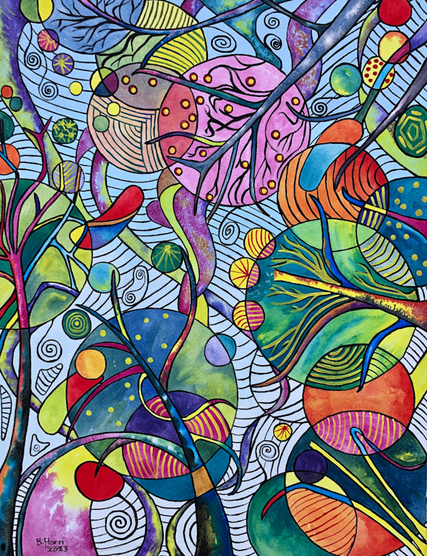 Gimme Shelter (Forest Canopy at Lake Falls, Texas) by Betsy Horn