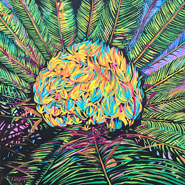 Resurface (Female Sago Cycad) by Betsy Horn