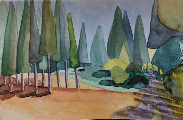 Skookum Tom Road Driveway by Betsy Horn