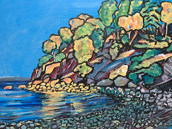 Smugglers Cove - grays by Betsy Horn