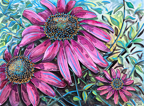 Coneflowers by Betsy Horn