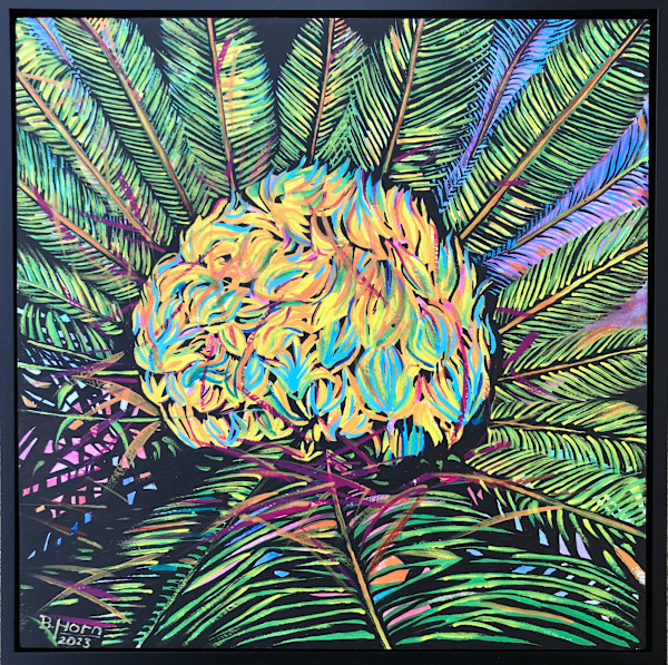 Resurface (Female Sago Cycad) by Betsy Horn