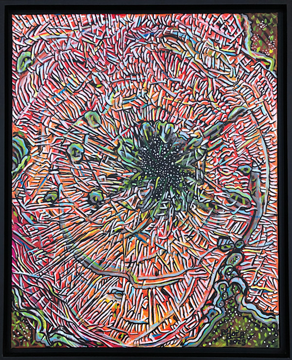 Shredded (Cottonwood stump) by Betsy Horn