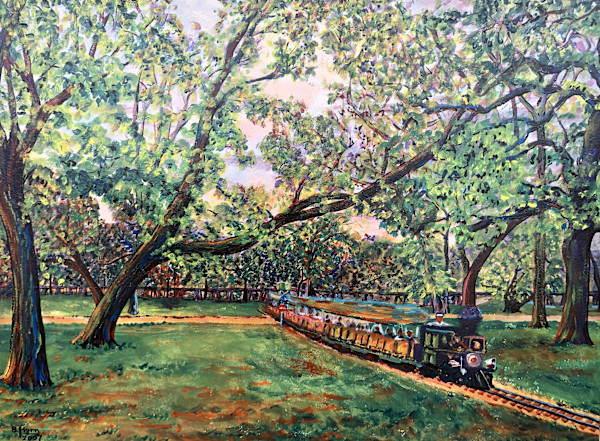 Five-Mile Miniature Train, Fort Worth, Texas by Betsy Horn