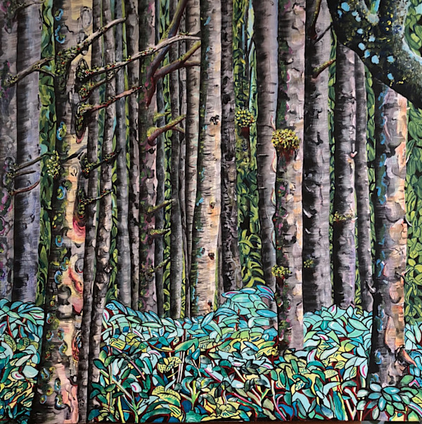 The Woods on the Way to Devils Churn, Oregon by Betsy Horn