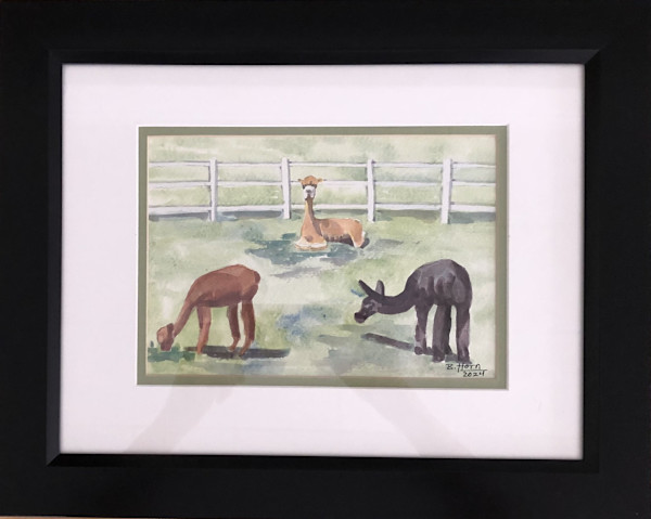Three Alpacas by Betsy Horn, Image 3.
