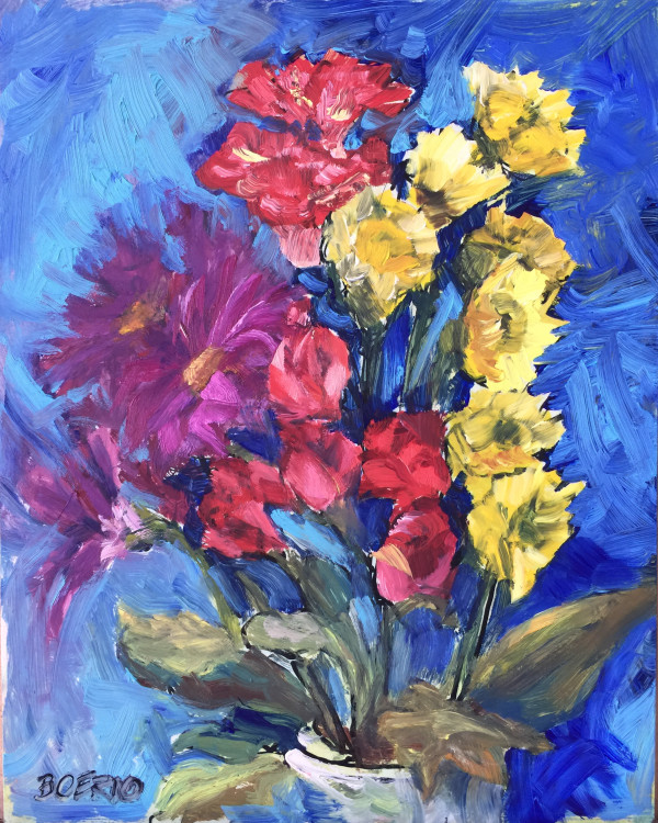 Fresh color (8X10" painting) by Carrie Lacey Boerio