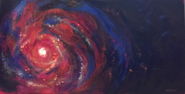 Another Galaxy (15 x 30") by Carrie Lacey Boerio