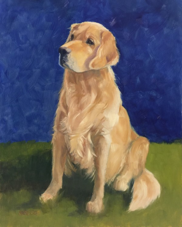 Sam the Golden (16 x 20") by Carrie Lacey Boerio