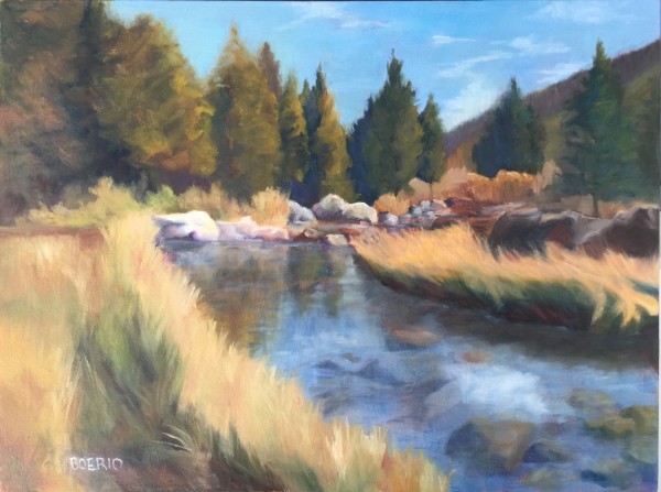 Rock Creek memories (18 x 24 in) by Carrie Lacey Boerio