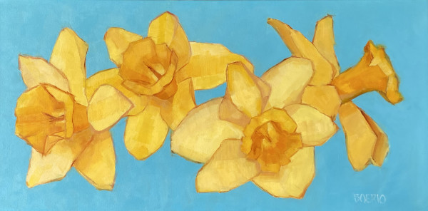 Four Faces of the Daffodil by Carrie Lacey Boerio