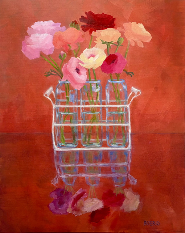 Ranunculus Reflections by Carrie Lacey Boerio, Image 1.