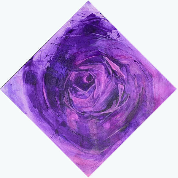 Rose Garden Purple by Carrie Lacey Boerio, Image 2.