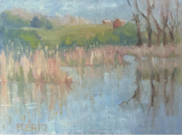 Soft morning (9 x 12" painting) by Carrie Lacey Boerio