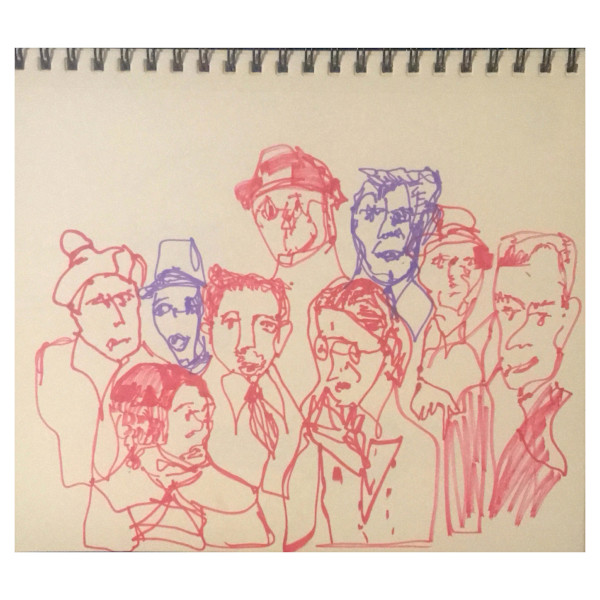 Quick Sketch Folks by BFA Quicksand