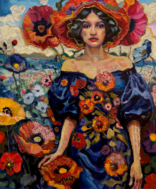 In the Poppy Field by karen Arthurs