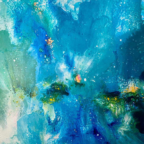 SUMMER BLUE GALAXY by Linda Adler