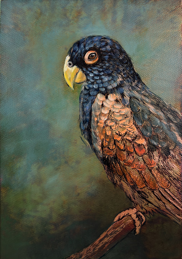 Bronze Winged Parrot No. 1 by Katheryn Anne Hande, Image 1.